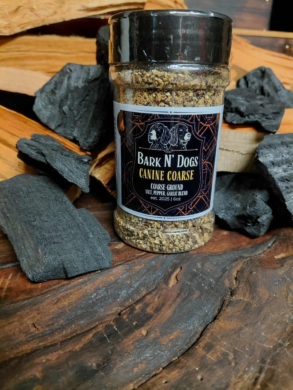 Bark N' Dogs Canine Coarse – Coarse-Ground Salt, Pepper & Garlic Blend